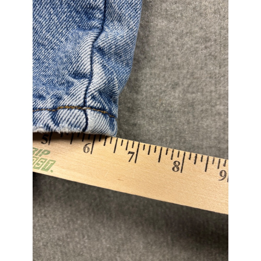 Vintage LL Bean Double L Classic Fit Fleece Lined‎ Jeans 32x31 Light Blue 0AJ81 - Picture 10 of 11